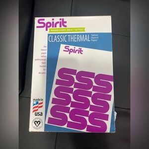 Spirit Thermal Transfer Paper 8.5 x 11 Inch 100 Sheets for Tattoo Stencils